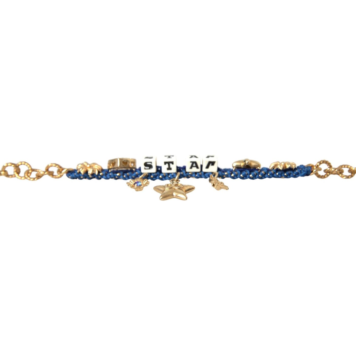 Dolce & Gabbana Gold Tone Brass Chain Star Fashion Bracelet Bracelet Dolce & Gabbana