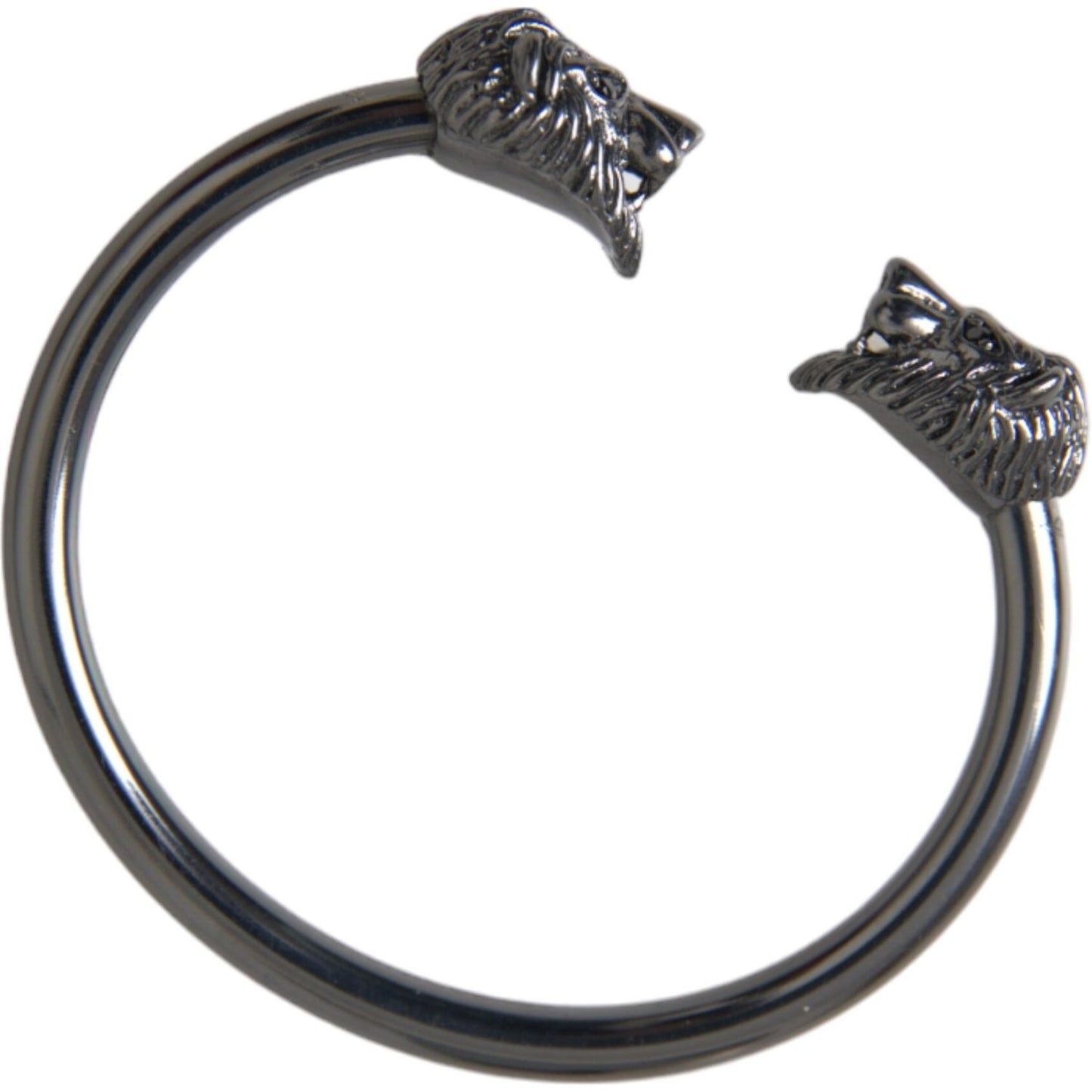 Nialaya Black Rhodium Lion Bangle Bracelet Women Bracelet Nialaya