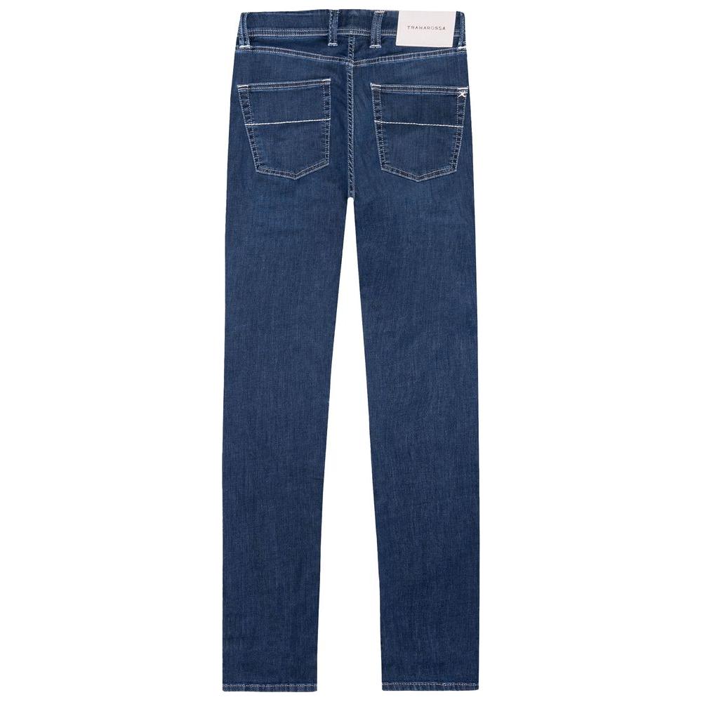 Tramarossa Blue Cotton Jeans & Pant Tramarossa