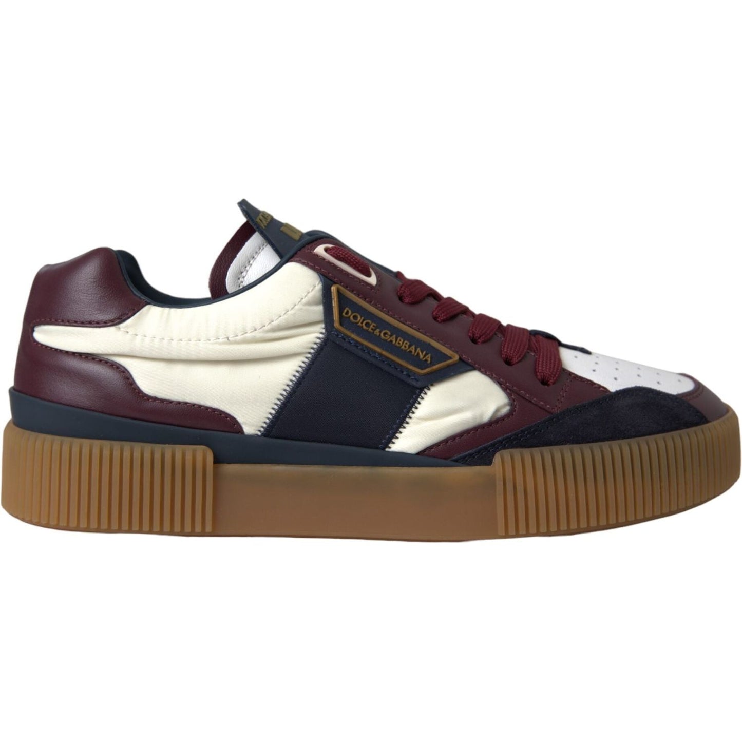 Dolce & Gabbana Multicolor Miami Leather Low Top Sneakers Shoes Dolce & Gabbana