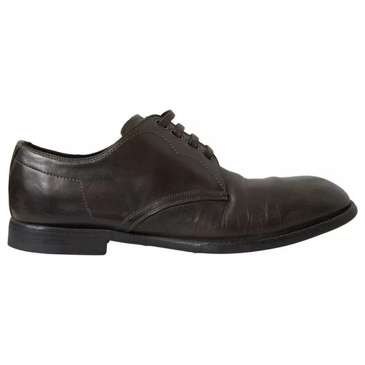 Dolce & Gabbana Green Leather Mens Formal Dress Shoes Dolce & Gabbana