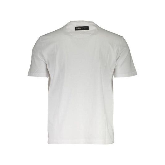 Plein Sport White Cotton Men T-Shirt Plein Sport