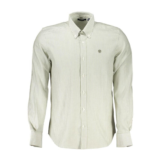 North Sails White Cotton Men Shirt