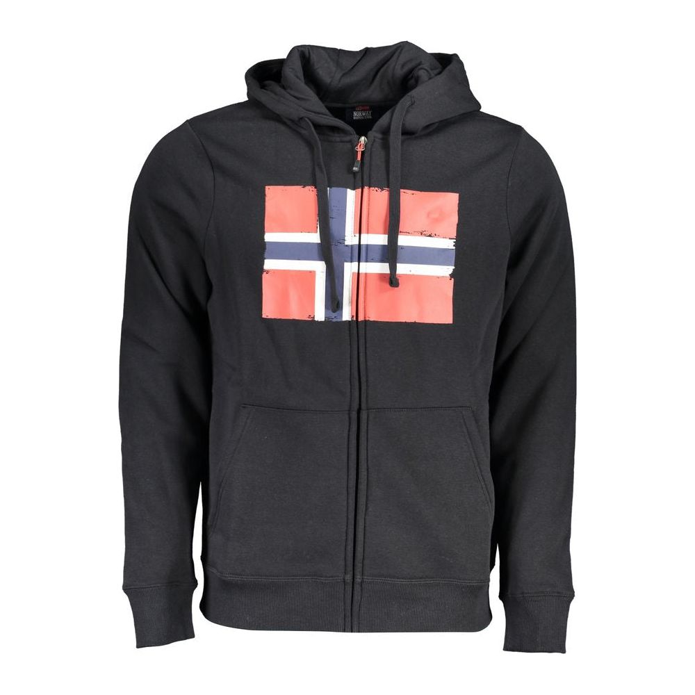 Norway 1963 Black Cotton Sweater Norway 1963