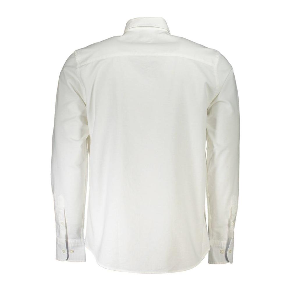 North Sails White Cotton Men Shirt North Sails