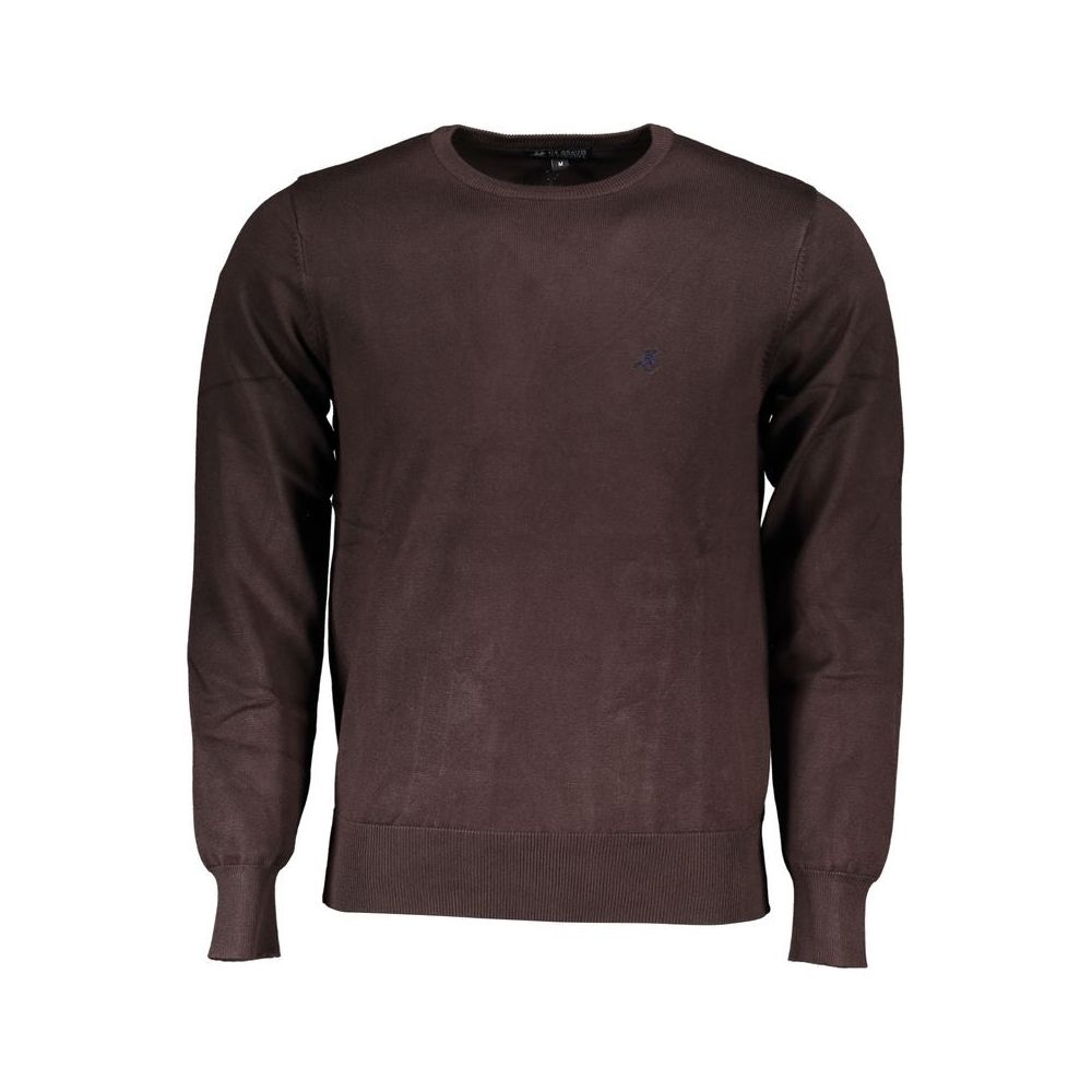 U.S. Grand Polo Brown Nylon Sweater U.S. Grand Polo