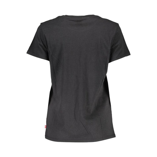 Levi's Black Cotton Tops & T-Shirt Levi's