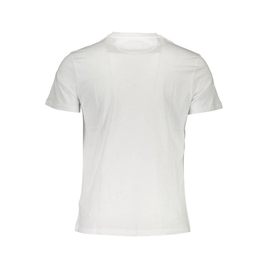 La Martina White Cotton Men T-Shirt La Martina