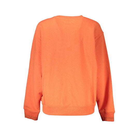 Desigual Orange Cotton Women Sweater Desigual