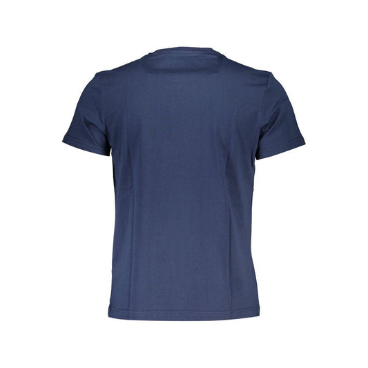 La Martina Blue Cotton Men T-Shirt La Martina