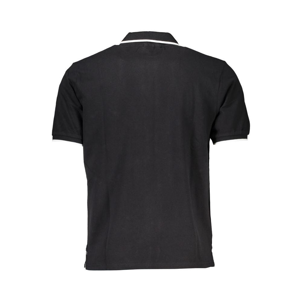 North Sails Black Cotton Polo Shirt