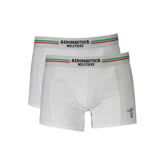 Aeronautica Militare White Cotton Underwear Aeronautica Militare