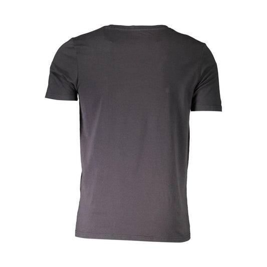 Aeronautica Militare Black Cotton T-Shirt Aeronautica Militare