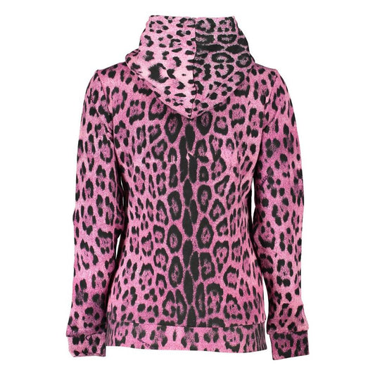 Cavalli Class Pink Cotton Women Sweater Cavalli Class