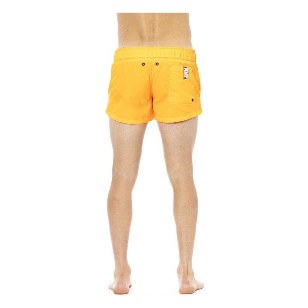 Bikkembergs Orange Polyamide Men Swimwear Bikkembergs