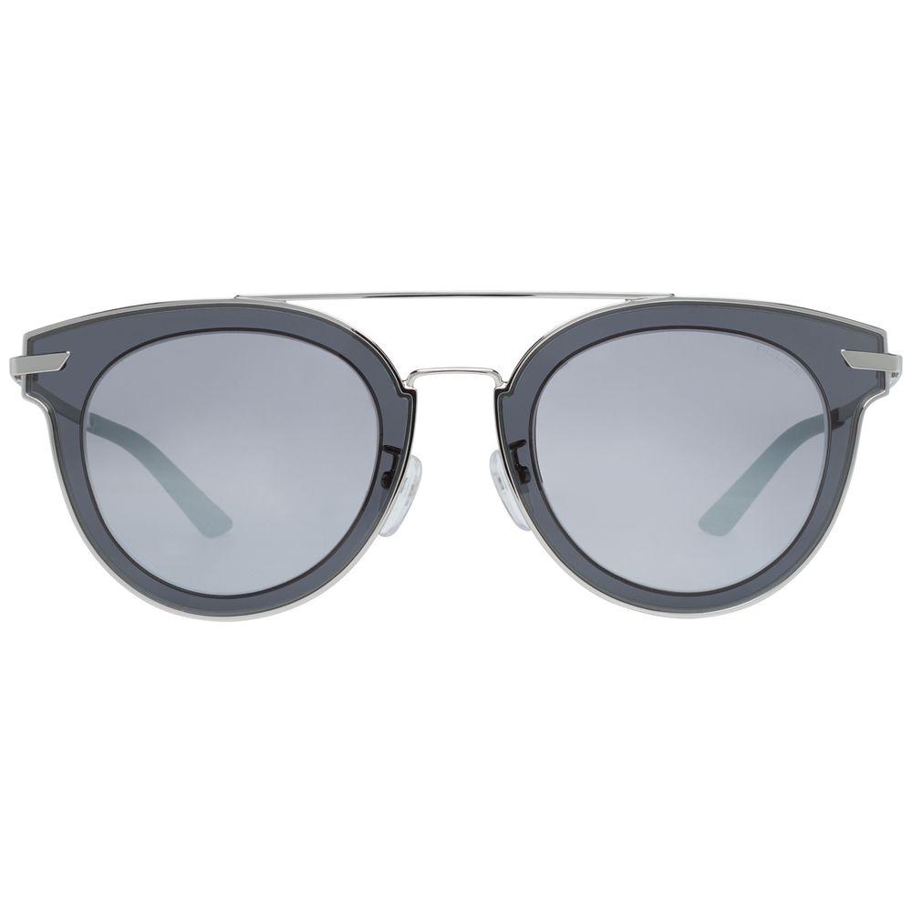 Police Silver Men Sunglasses Police