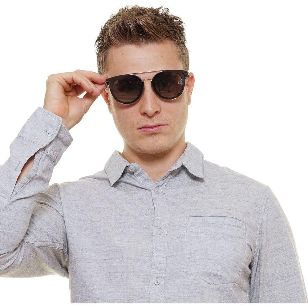 Police Silver Men Sunglasses Police