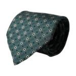 Dolce & Gabbana Green Silk Branded Logo Adjustable Men Tie Dolce & Gabbana