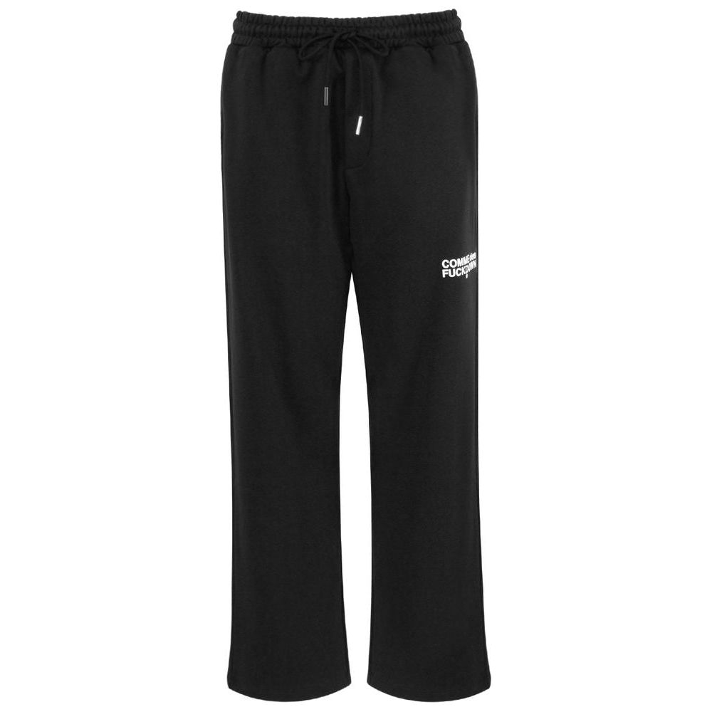 Comme Des Fuckdown Black Cotton Jeans & Pant