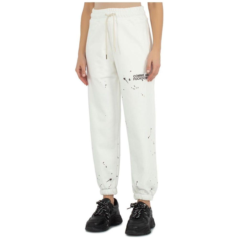 Comme Des Fuckdown White Cotton Jeans & Pant Comme Des Fuckdown