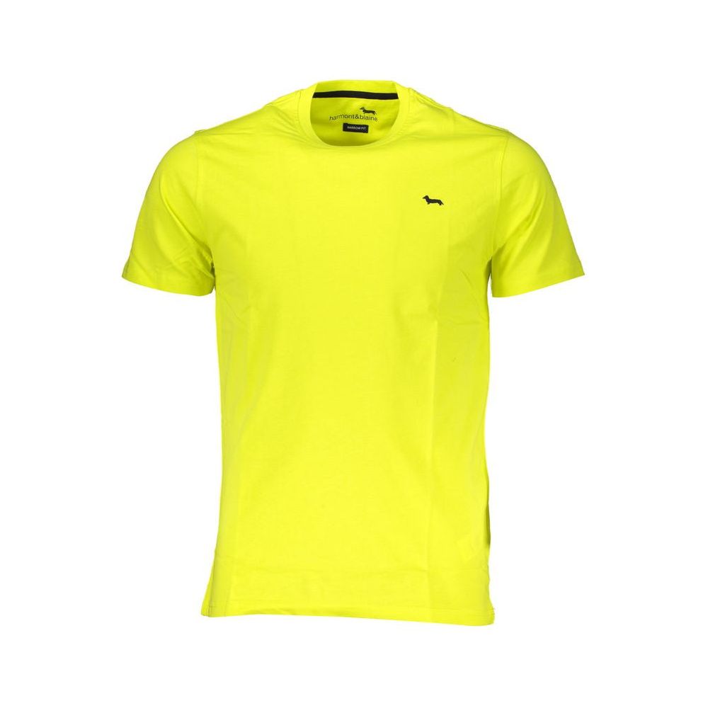 Harmont & Blaine Yellow Cotton T-Shirt