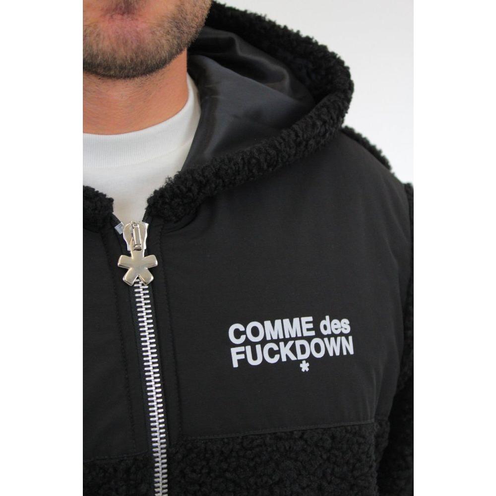 Comme Des Fuckdown Black Polyester Jacket Comme Des Fuckdown