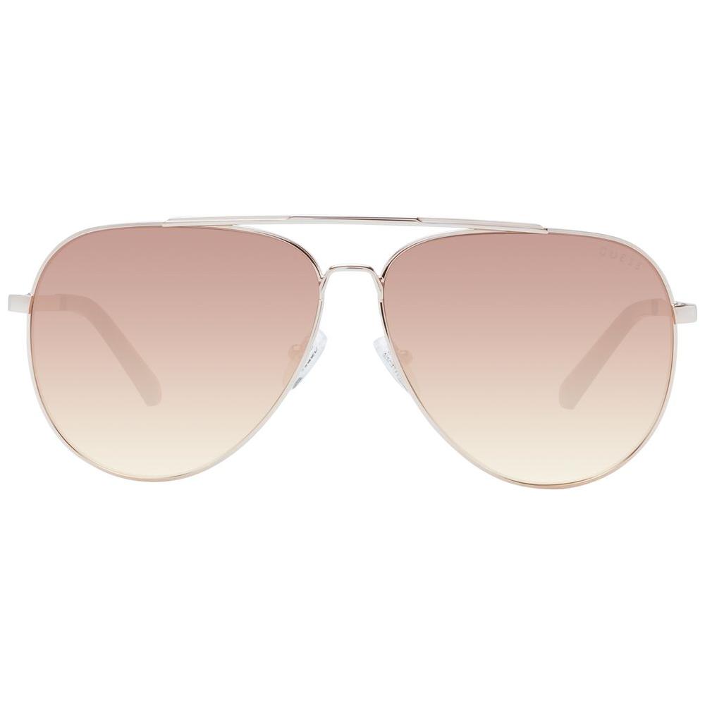 Guess Rose Gold Men Sunglasses