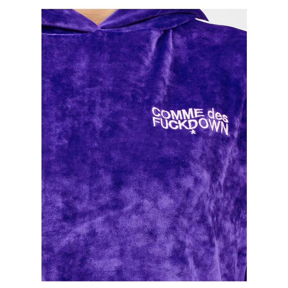 Comme Des Fuckdown Purple Polyester Sweater Comme Des Fuckdown