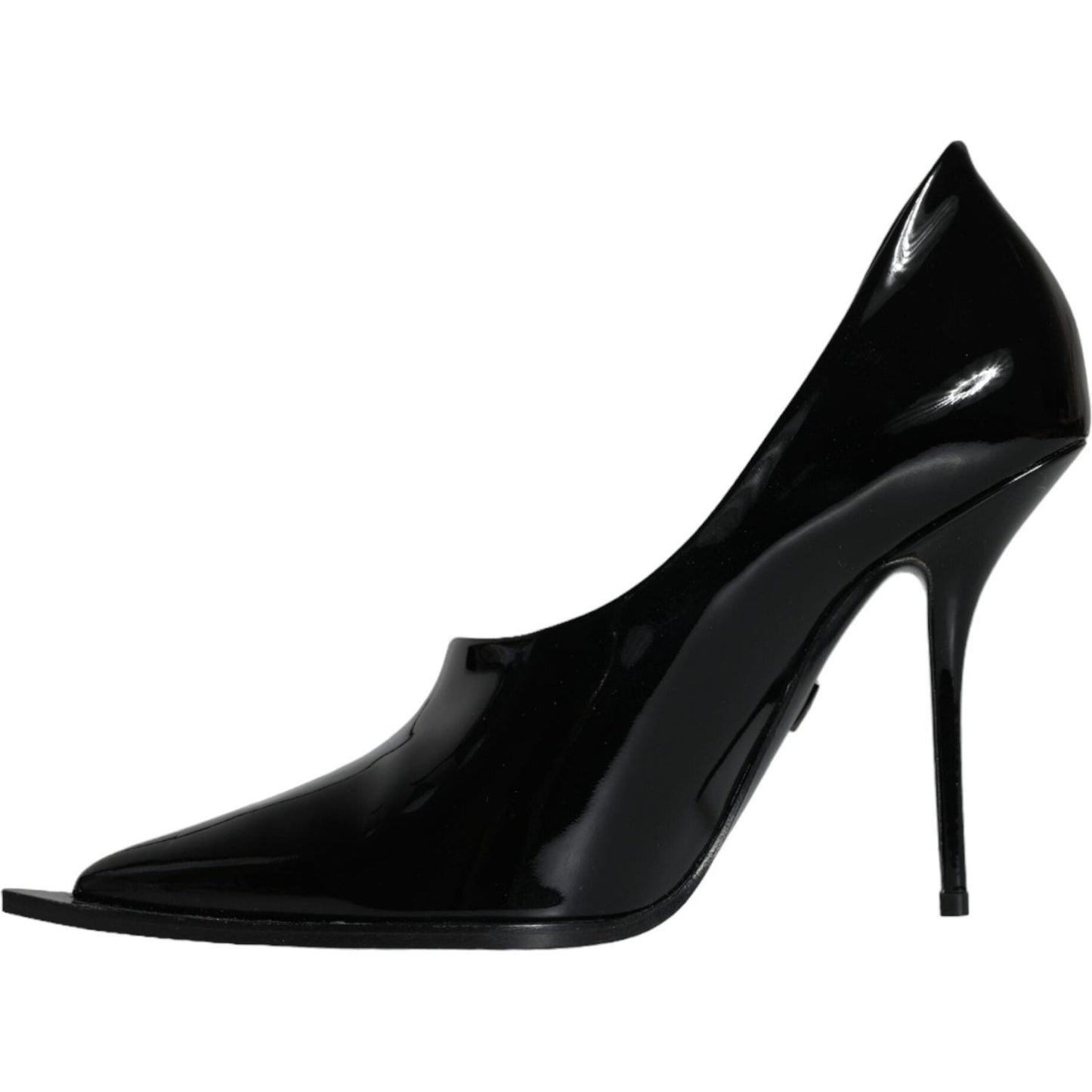 Dolce & Gabbana Black Patent Leather High Heels Pumps Shoes Dolce & Gabbana