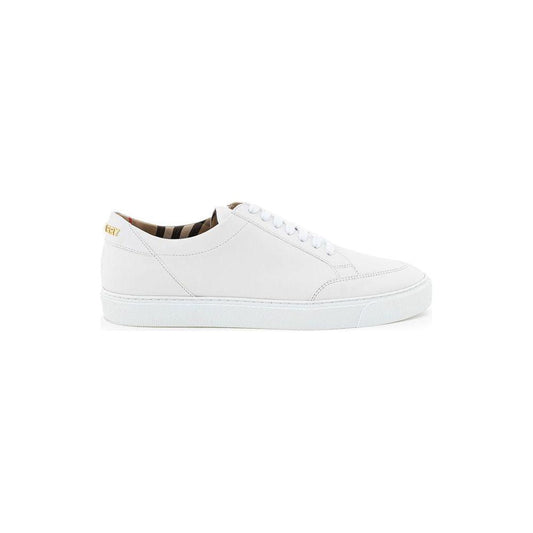 Burberry White Leather Sneaker Burberry