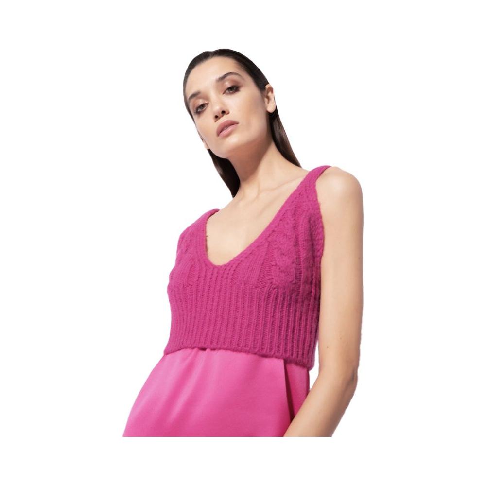 PINKO Fuchsia Polyester Dress PINKO