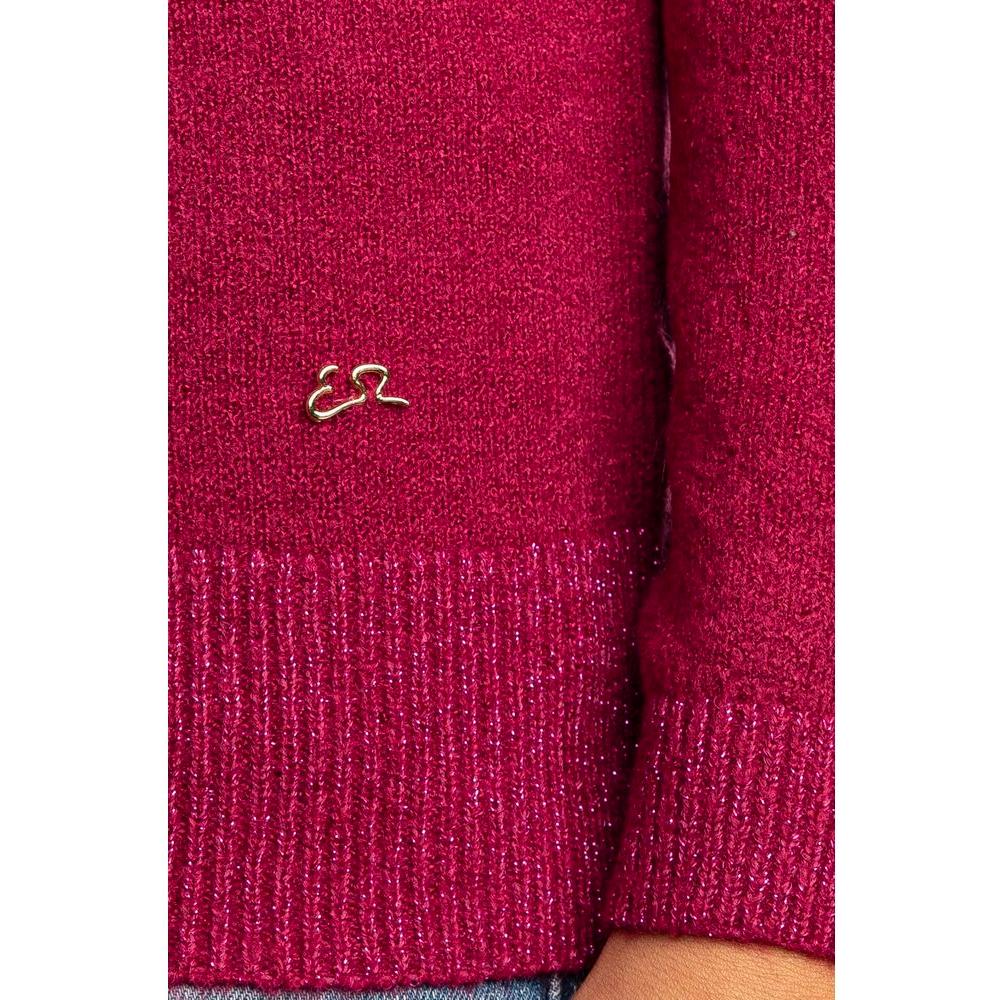 Yes Zee Fuchsia Viscose Sweater Yes Zee