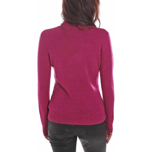 Yes Zee Fuchsia Viscose Sweater Yes Zee