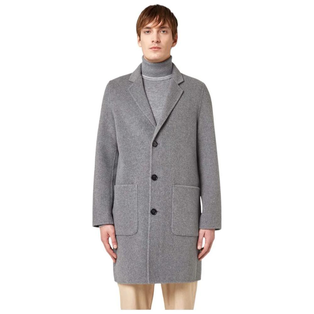 Alpha Studio Gray Wool Jacket Alpha Studio