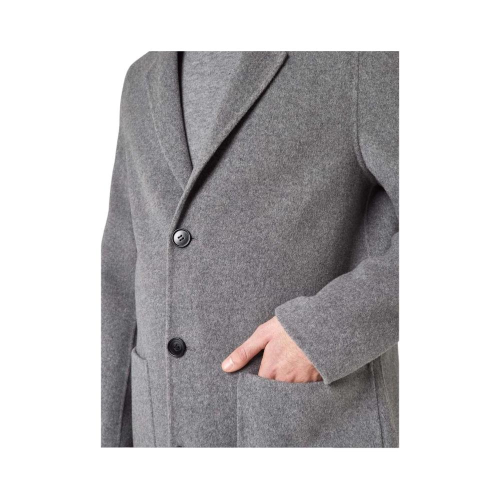 Alpha Studio Gray Wool Jacket Alpha Studio