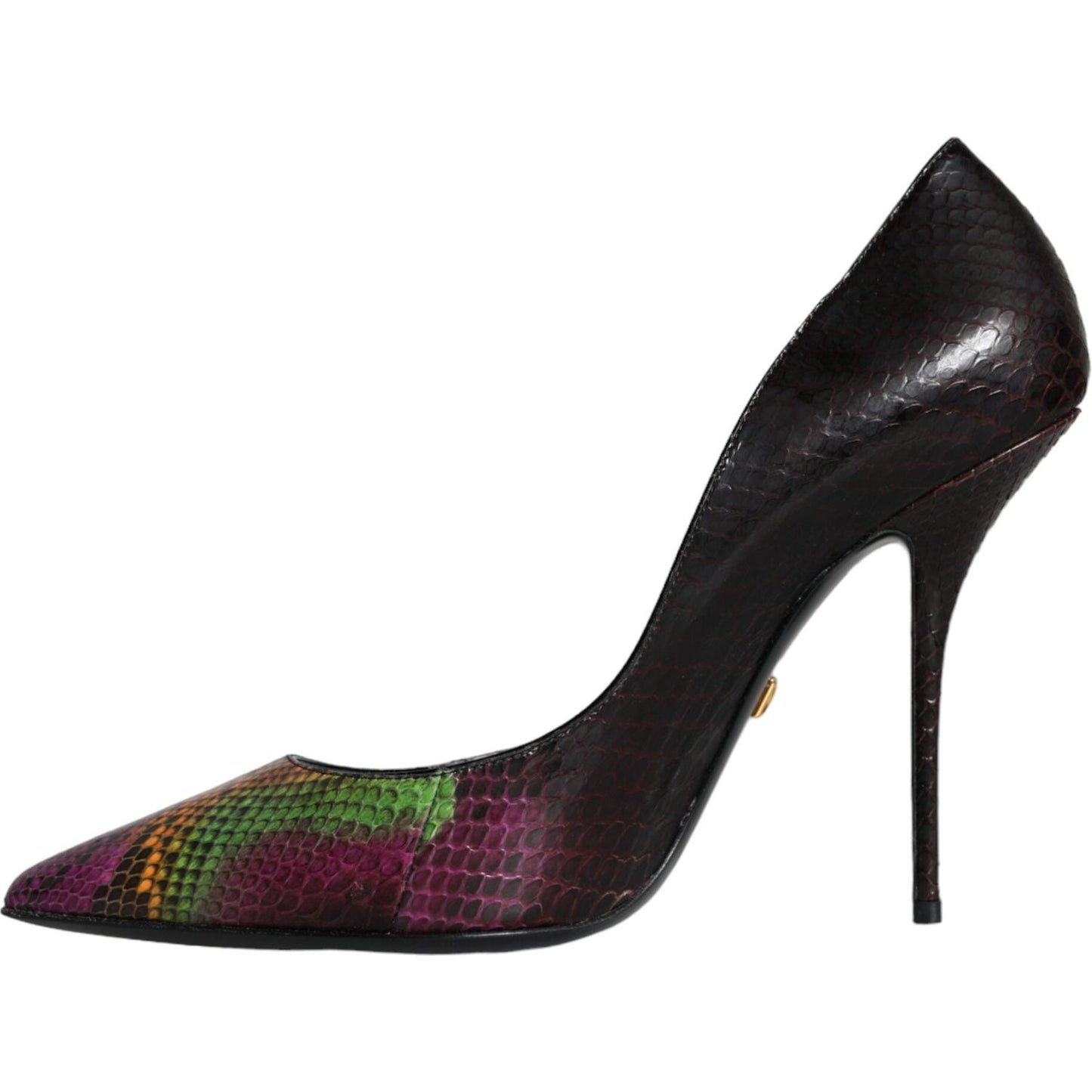 Dolce & Gabbana Multicolor Exotic Leather Heels Pumps Shoes Dolce & Gabbana