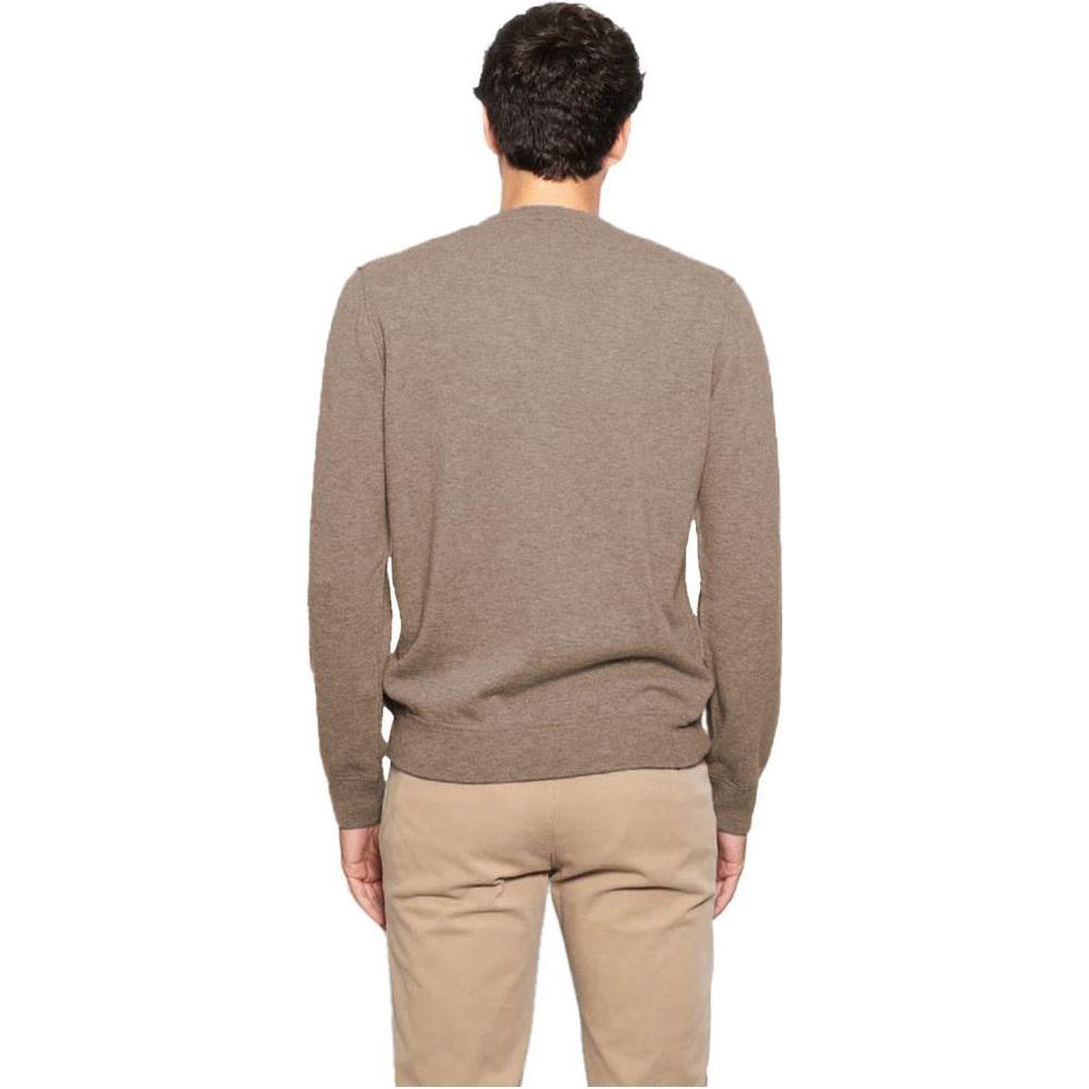 Alpha Studio Brown Wool Vergine Sweater Alpha Studio