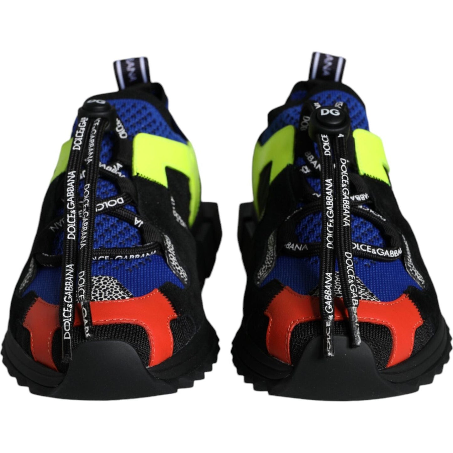 Dolce & Gabbana Multicolor Mesh Sorrento Trekking Sneakers Shoes Dolce & Gabbana