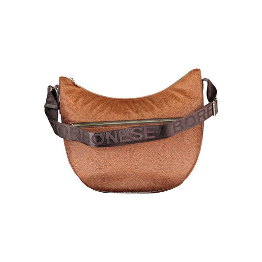 Borbonese Brown Polyester Handbag Borbonese