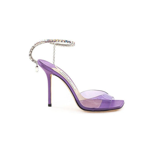 Jimmy Choo Purple Raso Sandal Jimmy Choo