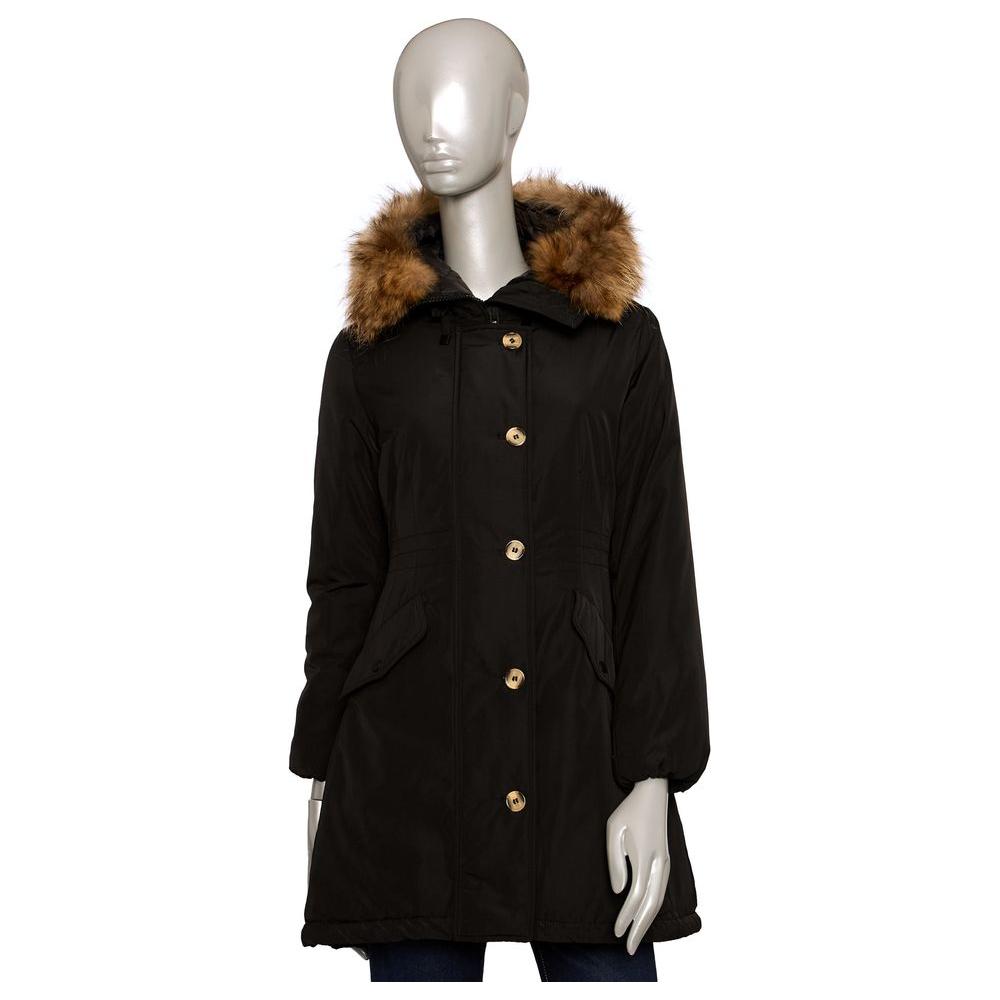 Baldinini Trend Black Polyester Women Jacket Baldinini Trend