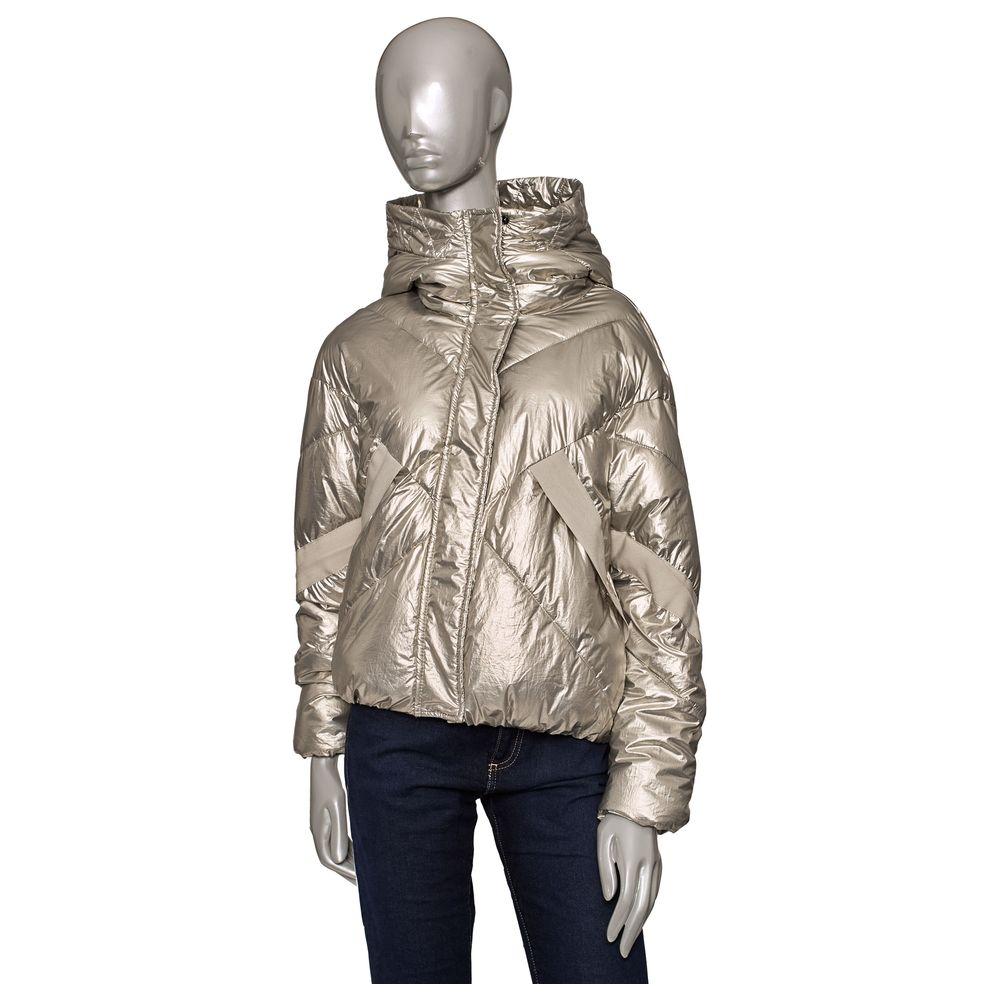 Baldinini Trend Silver Polyester Women Jacket Baldinini Trend