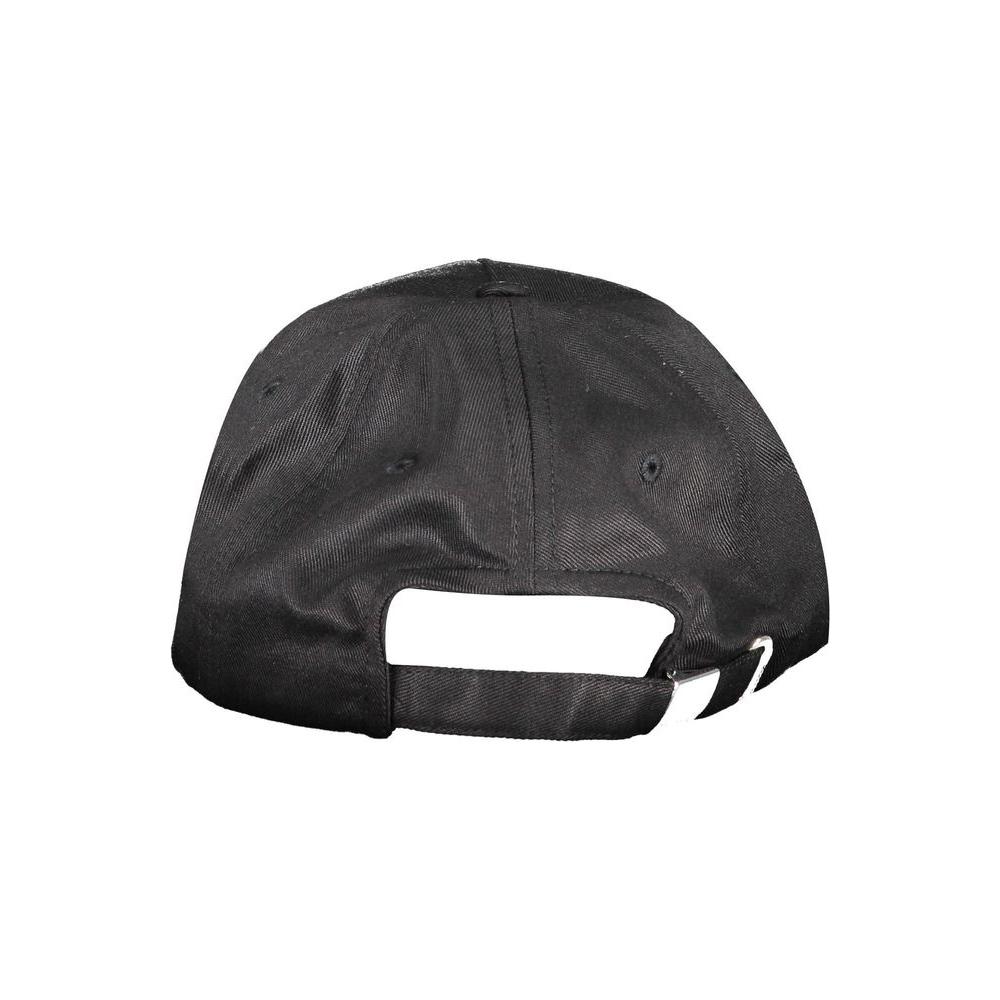 Calvin Klein Black Cotton Hat Calvin Klein