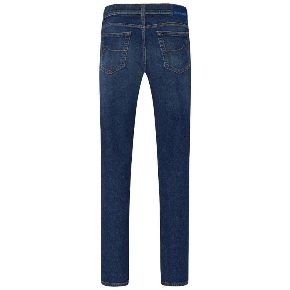 Jacob Cohen Blue Cotton Jeans & Pant Jacob Cohen