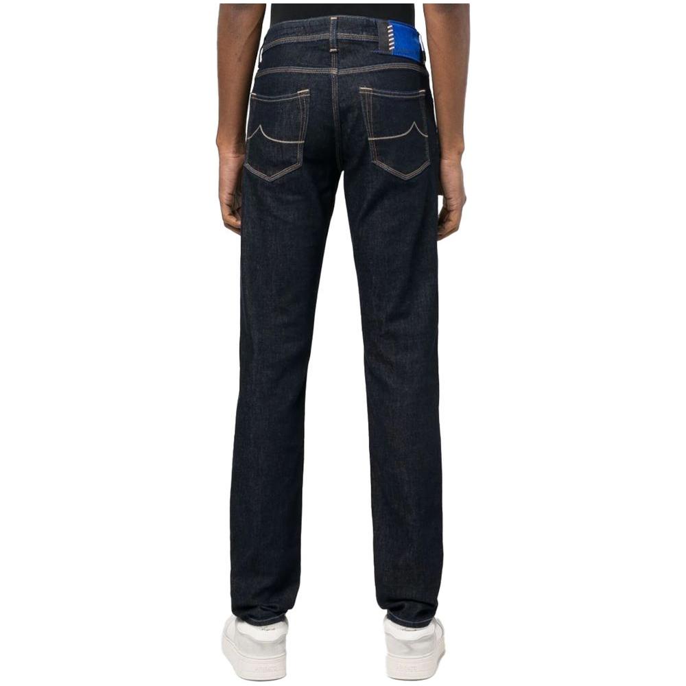 Jacob Cohen Blue Cotton Jeans & Pant Jacob Cohen