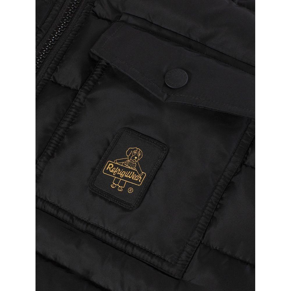 Refrigiwear Black Nylon Men's Jacket Refrigiwear