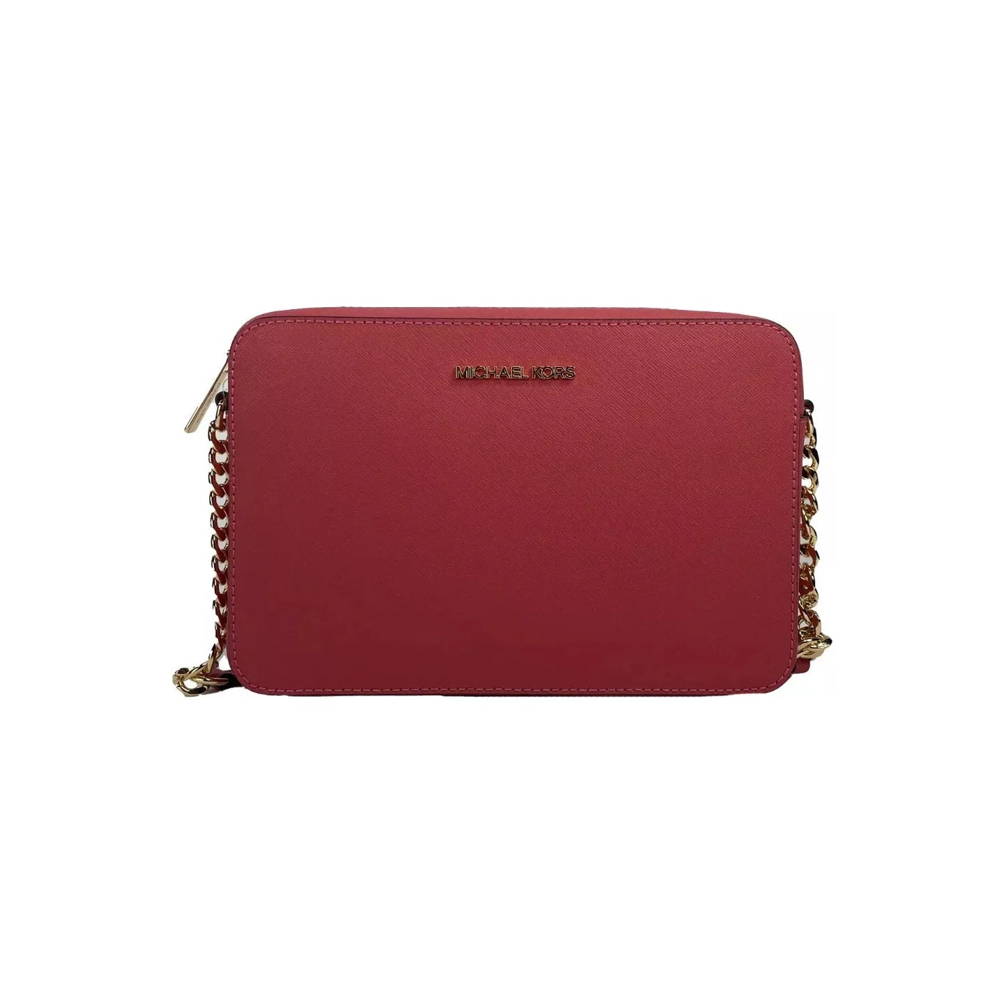 Michael Kors Jet Set Large East West Leather Crossbody Bag Light Berry Sorbet Michael Kors