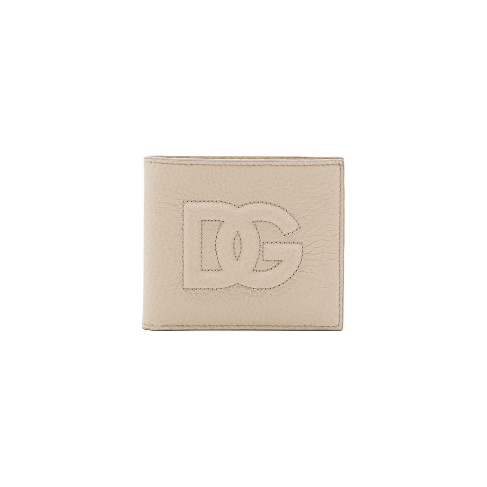 Dolce & Gabbana Beige Leather Wallet Dolce & Gabbana