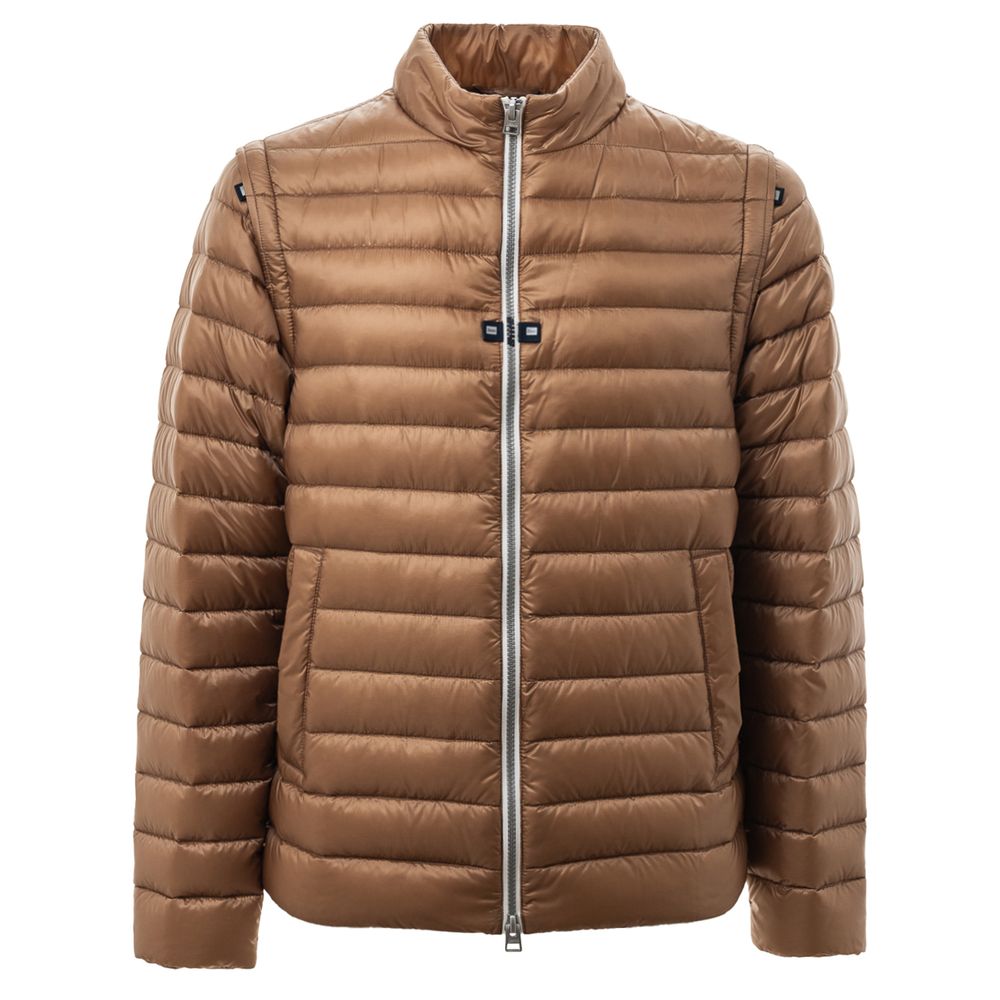 Herno Brown Polyamide Jacket Herno