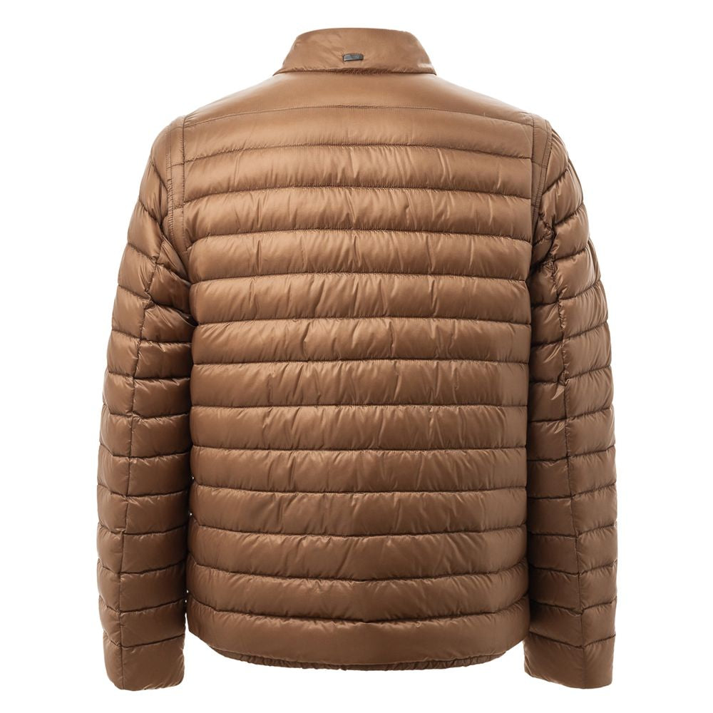 Herno Brown Polyamide Jacket Herno